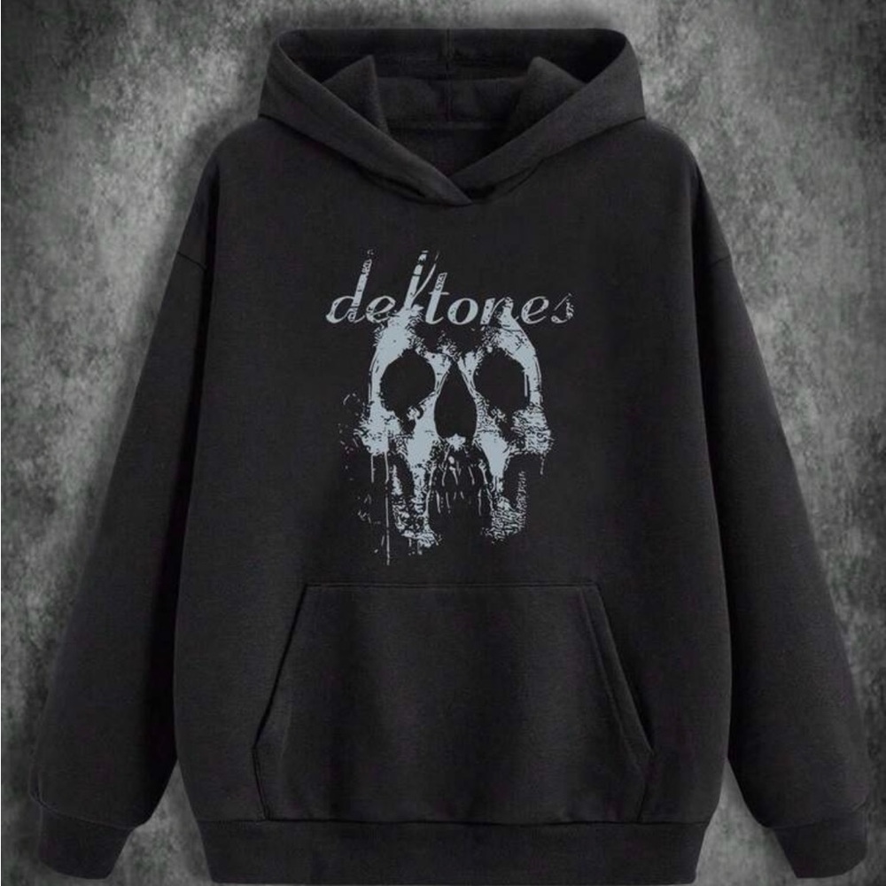 Black Graphic Hoodie